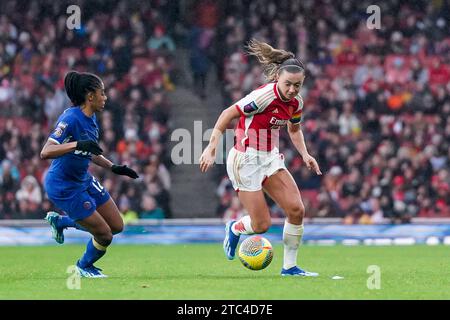 Londres, Royaume-Uni. 10 décembre 2023. Angleterre, Londres, 10 décembre 2023 : lors du match de football Womens Super League entre Arsenal et Chelsea au Emirates Stadium de Londres, Angleterre. (Daniela Porcelli/SPP) crédit : SPP Sport Press photo. /Alamy Live News Banque D'Images