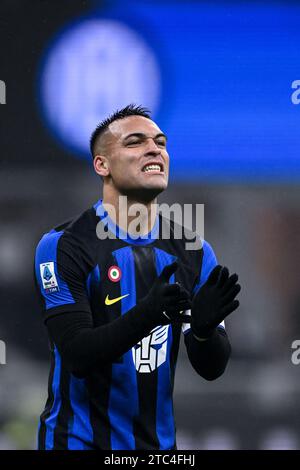 Milan, Italie. 09 décembre 2023. Milan, Italie, 09.12.23 Lautaro Martinez (10 FC Internazionale) lors du match de Serie A entre le FC Internazionale et l'Udinese au stade San Siro de Milan, Italie football (Cristiano Mazzi/SPP) crédit : SPP Sport Press photo. /Alamy Live News Banque D'Images