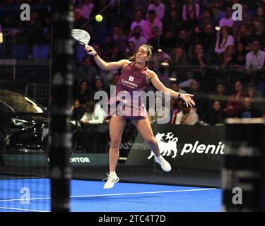 Milan, Italie. 10 décembre 2023. Milan Premier Padel P1, les deux finales sur la photo : Sofia Araujo crédit : Agence de photo indépendante / Alamy Live News Banque D'Images