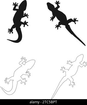 maison lizard vecteur icône illustration conception simple Illustration de Vecteur