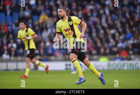 Jay Rodriguez de Burnley pendant le match de Premier League entre Brighton et Hove Albion et Burnley à l'American Express Stadium, Brighton, Royaume-Uni - 9 décembre 2023 photo Simon Dack / Téléphoto Images usage éditorial seulement. Pas de merchandising. Pour les images de football des restrictions FA et Premier League s'appliquent inc. Aucune utilisation Internet/mobile sans licence FAPL - pour plus de détails contacter football Dataco Banque D'Images