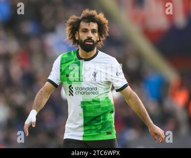 09 décembre 2023 - Crystal Palace v Liverpool - Premier League - Selhurst Park. Mo Salah de Liverpool lors du match de Premier League à Selhurst Park. Photo : Mark pain / Alamy Live News Banque D'Images