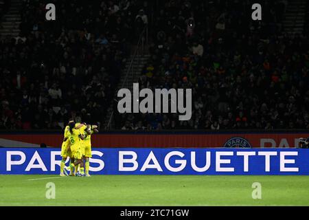 Paris, France. 10 décembre 2023. Julien Mattia/le Pictorium - PSG - FC Nantes - 10/12/2023 - France/Ile-de-France (région)/Paris - Nantes égalise au match de Ligue 1 UberEats entre le PSG et le FC Nantes au Parc des Princes, le 09 décembre 2023. Crédit : LE PICTORIUM/Alamy Live News Banque D'Images