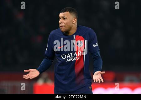 ©Julien Mattia / le Pictorium/MAXPPP - Paris 10/12/2023 Kylian Mbappe lors du match de Ligue 1 UberEats, entre le PSG et le FC Nantes au Parc des Princes, le 09 décembre 2023. Banque D'Images