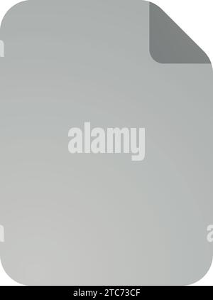 Fichier Dokument icône en vecteur plat dégradé de style couleur, illustration, art pour la conception, interface utilisateur, web, interface Illustration de Vecteur