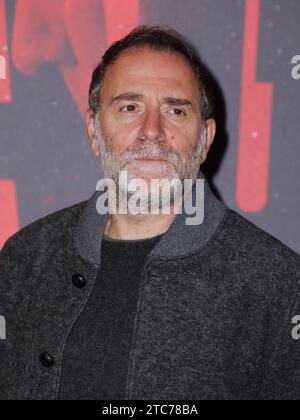Rome, Italie. 11 décembre 2023. Rome, le cinéma Space Moderno, photocall pour le film 'Adagio'. Sur la photo : Valerio Mastandrea crédit : Agence photo indépendante/Alamy Live News Banque D'Images