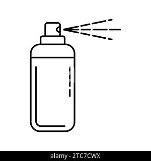 vecteur d'icône de pulvérisation de bouteille Illustration de Vecteur