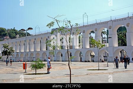 Arcos da Lapa, Rio de Janeiro, Brésil. Banque D'Images