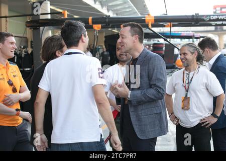 Ancien capitaine de Chelsea John Terry au Grand Prix d'Abu Dhabi 2023 Banque D'Images