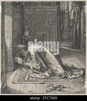 Daniel's Prayer, de 'Dalziels' Bible Gallery' 1926 par Camden Press Banque D'Images