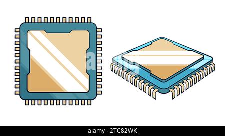 CNC dans un style rétro Illustration de Vecteur