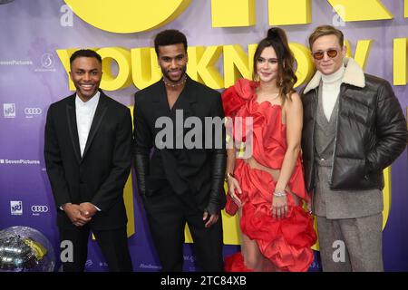 Elan Ben Ali, Tijan Njie, Bella Dayne, Matthias Schweighöfer assistent à la première Berliner FilmPremiere 'Girl You Know It's true' - 05.12.23 Zoo Palast Banque D'Images