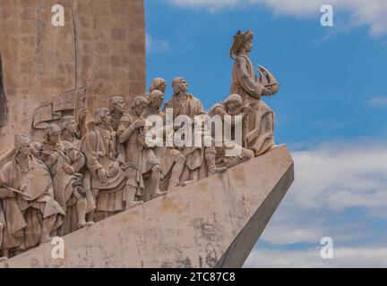 Une photo du monument Padrao dos Descobrimentos, à Lisbonne Banque D'Images