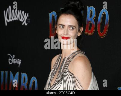 EVA Green lors de la première mondiale de 'Dumbo' qui s'est tenue au El Capitan Theatre à Hollywood, États-Unis, le 11 mars 2019 Banque D'Images