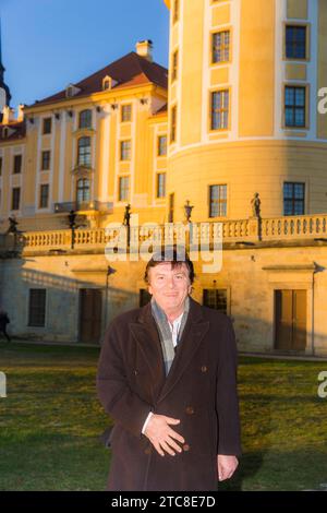 Pavel Travnicek, le prince charmant du film de conte de fées le plus populaire de tous les temps, trois noisettes pour Cendrillon comme invité à Moritzburg Banque D'Images