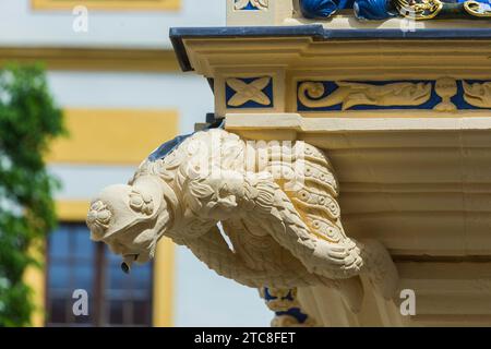 Grand Wendelstein dans le château de Hartenfels à Torgau Banque D'Images