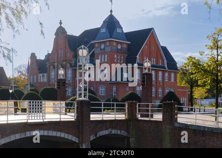 Hôtel de ville, Papenburg, Emsland, Basse-Saxe, Allemagne Banque D'Images