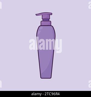 Lotion Product Vector icône Illustration Beauty Cosmetic Product Vector Illustration de Vecteur