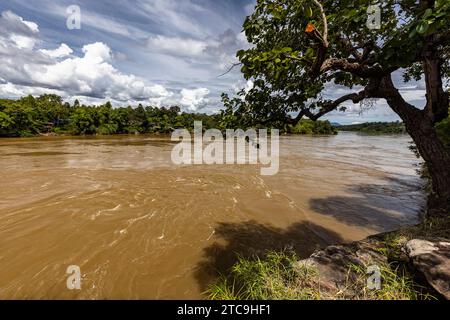 Parc national de Kaeng Tana, la rivière Mun (branche du Mékong), Ubon Ratchathani, Isan, Thaïlande, Asie du Sud-est, Asie Banque D'Images