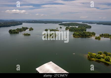 Harrison Bay, Waconda point, Tennessee Banque D'Images