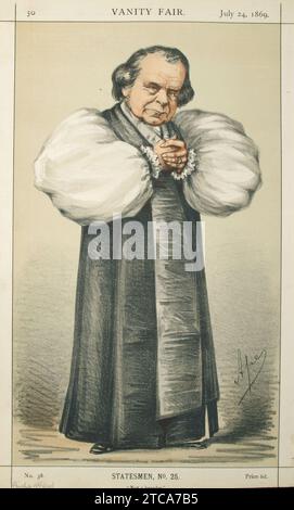 Samuel Wilberforce, Vanity Fair, 1869-07-24. Banque D'Images