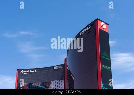 Conrad Las Vegas au Resorts World à Las Vegas, Nevada, États-Unis Banque D'Images