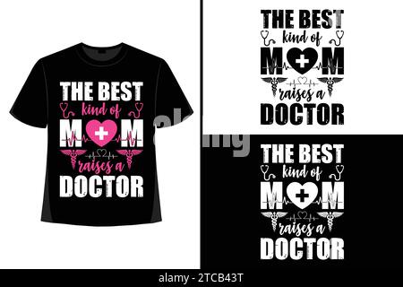 mère, typographie, vecteur, chemise de fête des mères, t-shirt de fête des mères, conception de t-shirt de fête des mères, mère fière, chemises pour les mamans, conception de t-shirt, mite Illustration de Vecteur