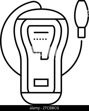 illustration vectorielle de l'icône de conduite de service de gaz de détecteur de fuite Illustration de Vecteur