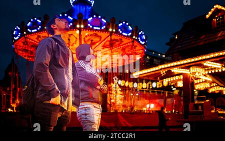 'WinterFest' de Glasgow à George Square, Glasgow, Écosse Banque D'Images