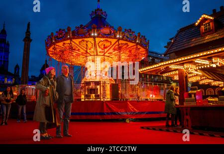 'WinterFest' de Glasgow à George Square, Glasgow, Écosse Banque D'Images