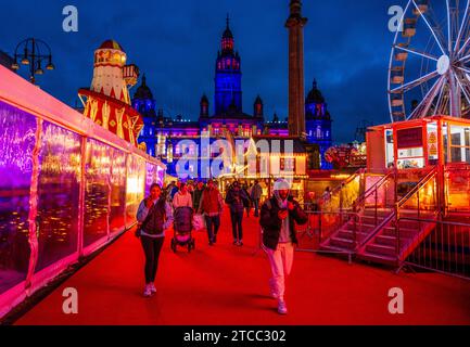 'WinterFest' de Glasgow à George Square, Glasgow, Écosse Banque D'Images