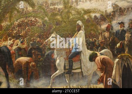 Wilhelm Gentz - 1876 - le prince héritier Friederich Guillaume de Prusse entre à Jérusalem en 1869 (détail). Banque D'Images