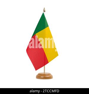 Drapeau du Bénin Banque D'Images