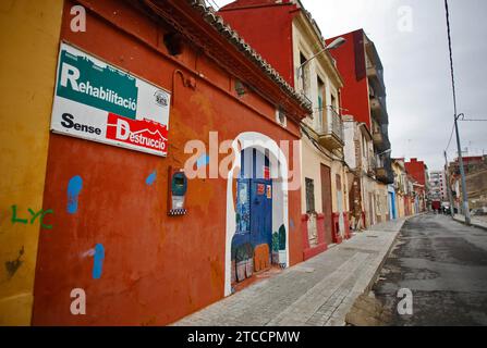 Valence, 10/26/2015. Quartier de Cabanyal. Photo : Rober Solsona Archdc. Crédit : Album / Archivo ABC / Rober Solsona Banque D'Images