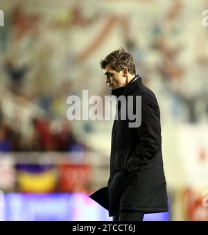 Madrid, 10/27/2012. L'entraîneur de Barcelone pendant le match de la Liga entre le Barcelona FC et le Rayo Vallecano au stade Vallecas. Photo : Oscar del Pozo. ARCHDC. Crédit : Album / Archivo ABC / Oscar del Pozo Banque D'Images