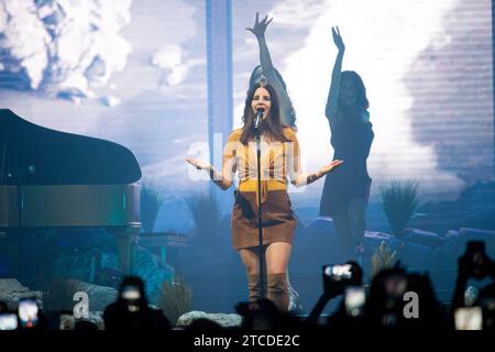 Barcelone, 04/19/2018. Concert de Lana del Rey. Photo : Inés Baucells. Archdc. Crédit : Album / Archivo ABC / Inés Baucells Banque D'Images