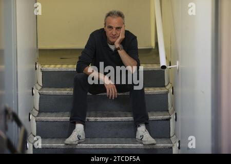 Madrid, 11/07/2017. Entretien avec le chanteur de Hombres G, David Summers. Photo : Jaime García. Archdc. Crédit : Album / Archivo ABC / Jaime García Banque D'Images