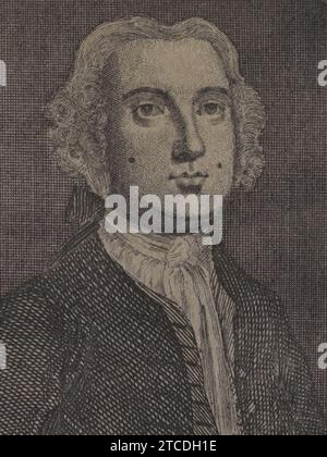 William Boyd, 4e comte de Kilmarnock (1745). Banque D'Images