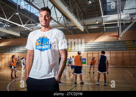 Las Matas (Communauté de Madrid), 06/26/2018. Entretien avec le joueur NBA Willy Hernangómez. Photo : Guillermo Navarro Archdc. Crédit : Album / Archivo ABC / Guillermo Navarro Banque D'Images