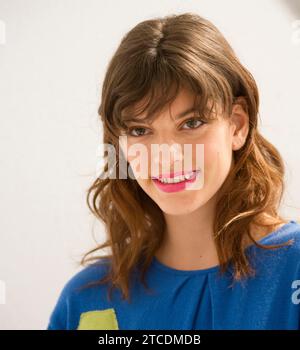 Madrid, 02/19/2016. Mbfw Mercedes Benz Fashion week. Défilé Agatha Ruiz de la Prada. Photo : de Saint Bernard et Ange par Antonio Archdc. Crédit : Album / Archivo ABC / Eduardo San Bernardo,Ángel de Antonio Banque D'Images