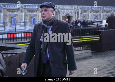 Londres Royaume-Uni. 12 décembre 2023. Jonathan Ashworth Shadow Paymaster General et député travailliste de Leicester South . Crédit : amer ghazzal/Alamy Live News . Banque D'Images