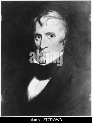 William Henry Harrison. Copie de la peinture Banque D'Images