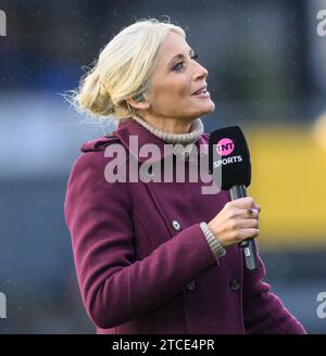 09 décembre 2023 - Crystal Palace v Liverpool - Premier League - Selhurst Park. Lynsey Hipgrave, présentatrice de football de TNT Sports. Photo : Mark pain / Alamy Live News Banque D'Images