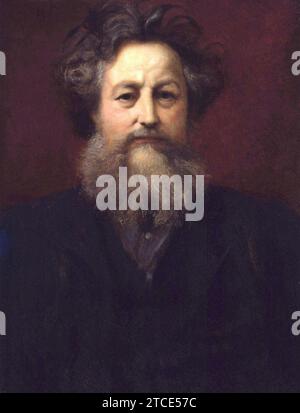 William Morris de Sir William Blake Richmond retouché. Banque D'Images