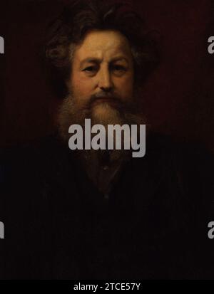 William Morris de Sir William Blake Richmond. Banque D'Images