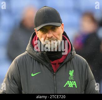 Londres, Royaume-Uni. 09 décembre 2023 - Crystal Palace v Liverpool - Premier League - Selhurst Park. Jurgen Klopp, Manager de Liverpool, avant le match de Premier League contre Crystal Palace. Crédit photo : Mark pain / Alamy Live News Banque D'Images