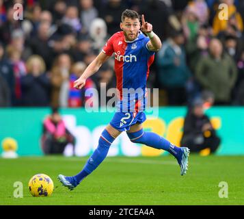 Londres, Royaume-Uni. 09 décembre 2023 - Crystal Palace v Liverpool - Premier League - Selhurst Park. Joel Ward de Crystal Palace lors du match de Premier League contre Liverpool. Crédit photo : Mark pain / Alamy Live News Banque D'Images