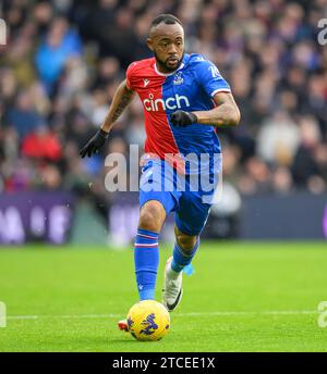 09 décembre 2023 - Crystal Palace v Liverpool - Premier League - Selhurst Park. Jordan Ayew de Crystal Palace lors du match de Premier League contre Liverpool. Photo : Mark pain / Alamy Live News Banque D'Images