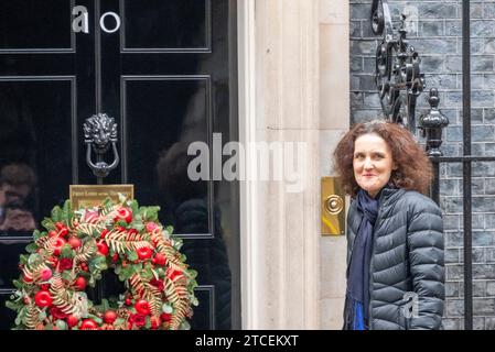 Londres, Royaume-Uni. 12 décembre 2023. Theresa Villiers arrive chez No 10 Credit : Phil Robinson/Alamy Live News Banque D'Images