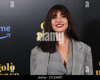 Rome, Italie. 12 décembre 2023. Rome, cinéma Quattro Fontane, photocall pour le film 'Gigolo by chance'. Sur la photo : Ambra Angiolini crédit : Agence de photo indépendante/Alamy Live News Banque D'Images